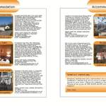 THE BIKER GUIDE - 2nd edition, booklet sample pages, accommodation scotland