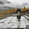 Compass Expeditions Motorcycle Tours, A closed bridge on the Road of Bones