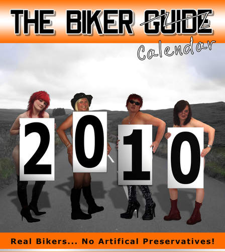 THE BIKER CALENDAR 2010, NABD, Northern Harley Club, NHC, Jesters MCC, FELP